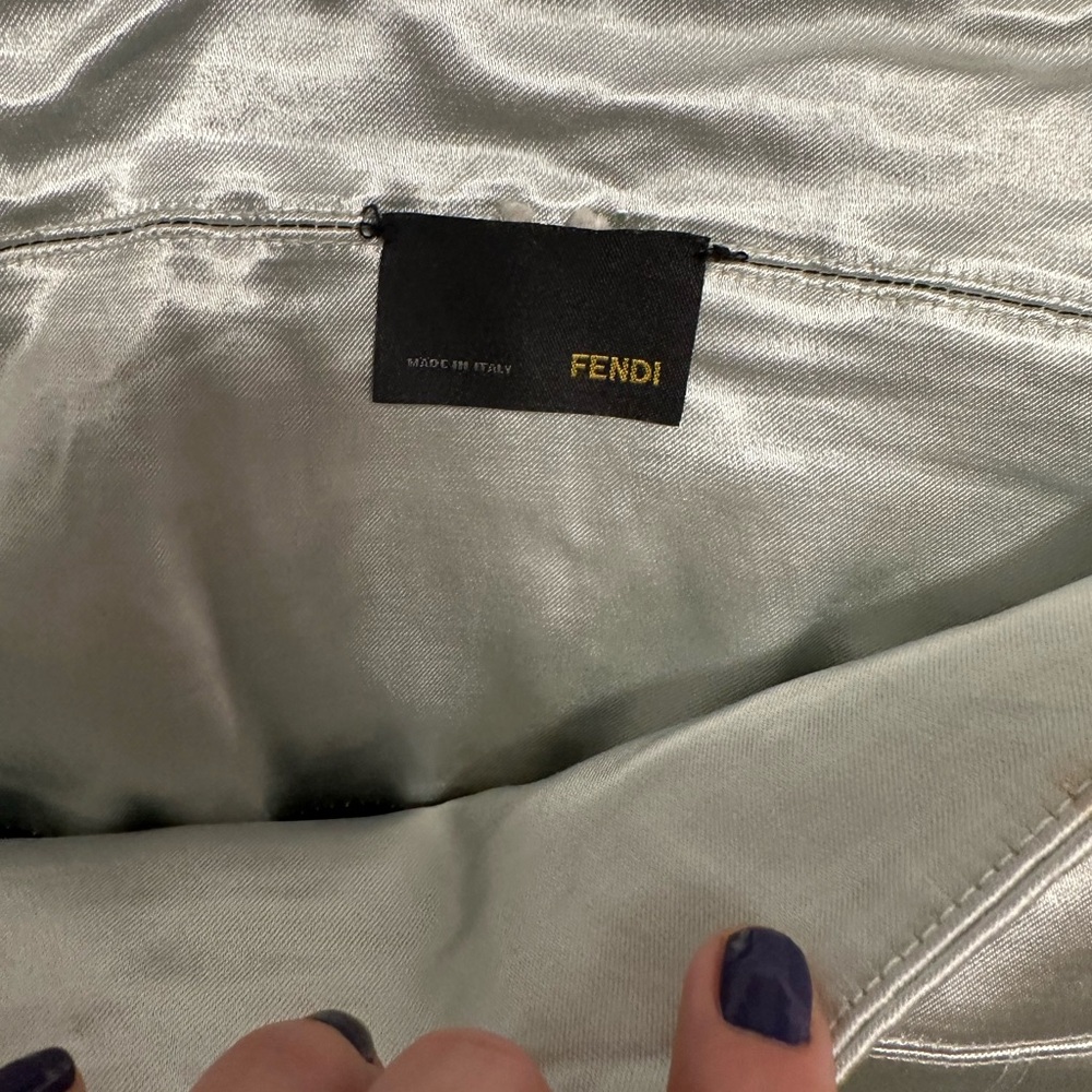 👽🌪️ Silver FENDI midi pencil skirt ! - Picture 5 of 5